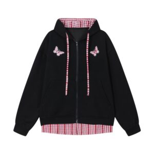 Fake Two Piece Loose Hoodie