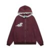 Cartoon Loose Zip Hoodie